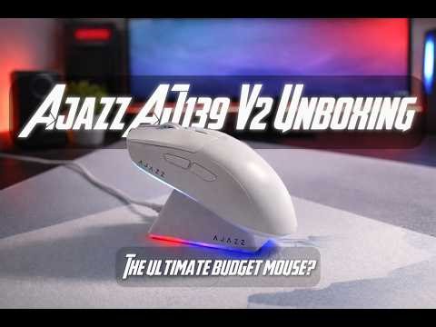 The Ultimate £25 Gaming Mouse w/ Charging Base | AJAZZ AJ139 V2 MC Unboxing and Features