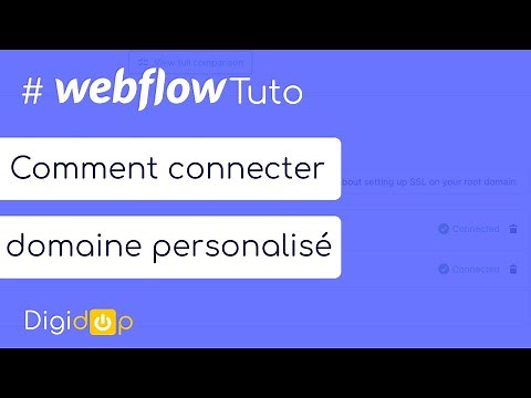 How to connect a Webflow site to its domain name? (DNS) | French tutorial