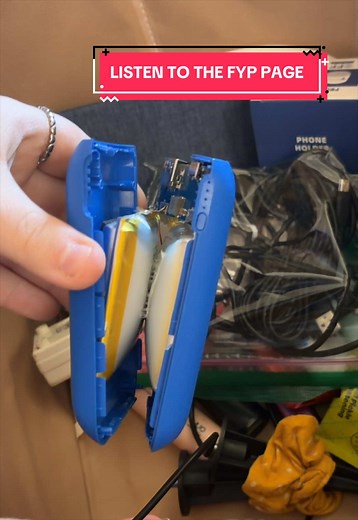 i was like nahhh mine are well taken care of, ya nope! def not a lie or hoax lmfao. go check on ur old charging batteries lmfao. #warning #batterypack #firehazard #alert #notahoax