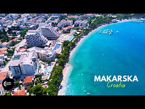Makarska Croatia 4K Makarska Riviera Walking Tour 2024.