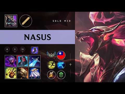 Nasus Mid vs Hwei - TW Challenger Patch 26.08