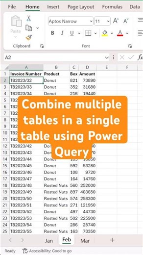Combine tables in Excel through Power Query | #excel #powerquery #append #data #advancedexcel