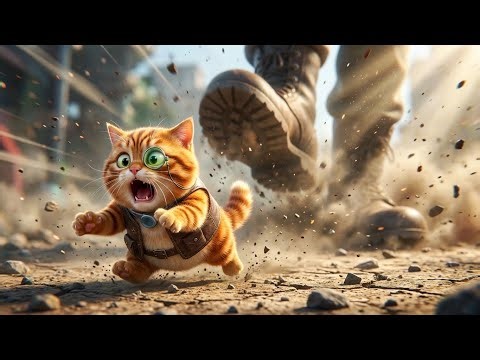 SHRUNKEN CAT! Max's TINY Terrors in a GIANT House! Funny Cat Animation