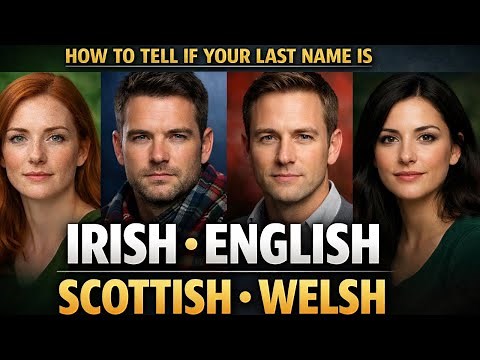 How to Tell Irish, English, Scottish, and Welsh Apart by Their Last Names