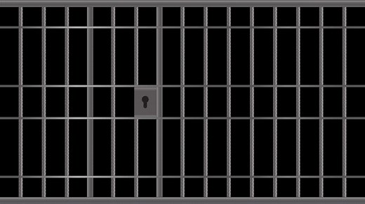 Download Opening jail door animation. Closed jail bars. Prison metal bars animation. Jail door. Prison cell. Transparent background with alpha channel for free
