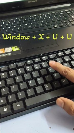 how to shut down your PC or laptop 💻 with shortcut keys