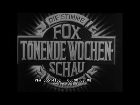 1939 GERMAN NEWSREEL JOSEPH GOEBBELS ADDRESSES GERMAN YOUTH BERLIN CONSTRUCTION GG51415z