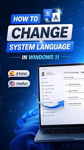 How To Change System Language in Windows 11 ( 2026 )