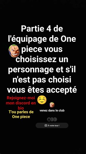 partie 4 de l'équipage de One piece