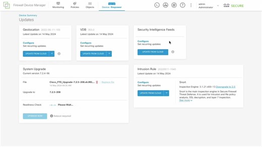 Upgrade Secure Firewall Threat Defense through FDM - Cisco Video Portal