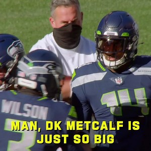 It's fun to watch DK Metcalf. It's even more fun to hear him mic'd up. 🔊 | NFL