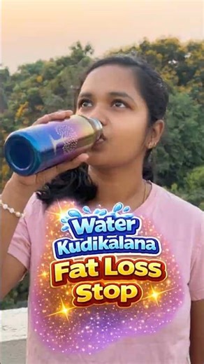 Water kudikalana fat loss nadakkuma? 😳 Day 14 #healthyhabits #weightloss #food #whatieatinaday