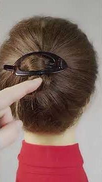 Try these various styling techniques for thin hair using a driving hair clip #hair #updo #hair #h...