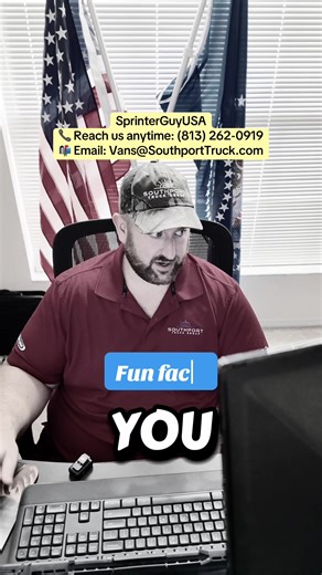 SPRINTER GUY USA; Mercedes Sprinter vans are engineered for serious work—offering best-in-class diesel longevity, advanced safety tech like Crosswind Assist, and some of the highest payload and cargo volumes in the segment 🚐. Fun fact: Sprinter vans are trusted worldwide by emergency services, luxury RV builders, and delivery fleets because they routinely reach 300k miles with proper maintenance 🥇 📱 Follow: @SprinterGuyUSA 📞 Reach us anytime: (813) 262-0919 📬 Email: Vans@SouthportTruck.com 