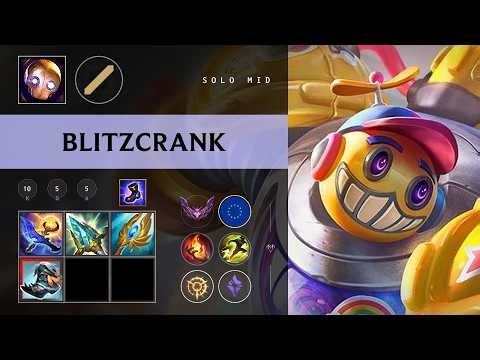 Blitzcrank Mid vs Viktor - EUNE Master Patch 26.08