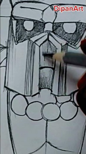 How to draw clash of clans character Barbarian king step by step drawing for beginners