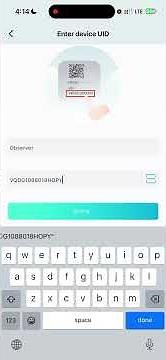 How to add the Observer Okam pro camera app using UID when your qrcode is damaged.