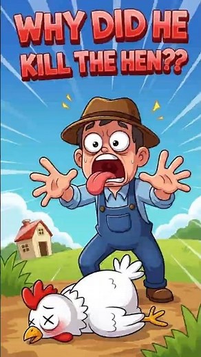 The Greedy Farmer & The Golden Egg 🥚✨ | A Moral Story #motivationalstory
