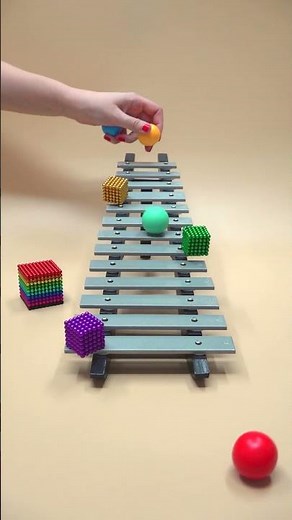 Glockenspiel 👂Satisfying Sound 🔊 #glockenspiel #dominomarble