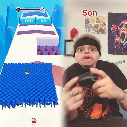 When dad sees son playing grand theft auto game🤣#funnyvideos #comedy #funnyskits