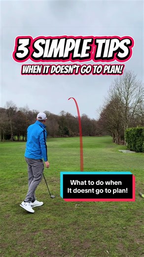 3 Simple Tips to Overcome Bad Golf Shots