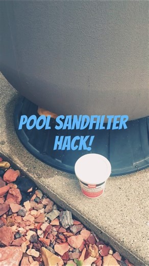 Pool Sandfilter hack quick fix for leaks #pool #swimmingpool