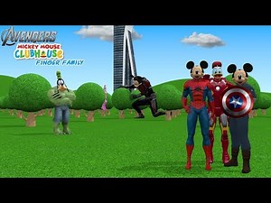 Avengers Clubhouse Finger Family 3D | Nursery Rhymes | Five Finger Channel