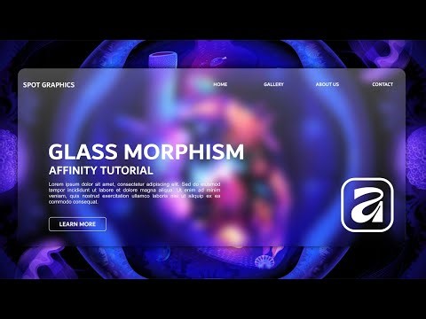 How I Made the Apple Liquid Glass Effect in Affinity