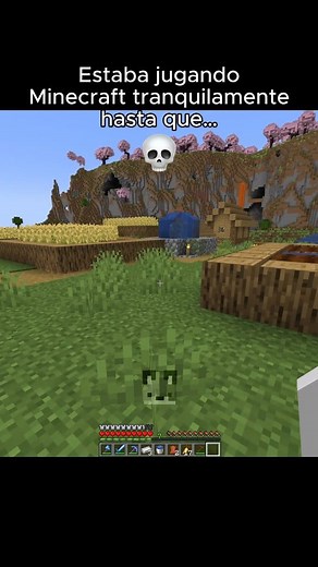Estaba jugando Minecraft bastante tranquilo hasta que 💀 #minecraft #minecraftpe #minecraftmemes #reel | Video 333
