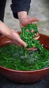 Harvesting Wild Greens To Create Sweet Traditional Qingtuan Rice Balls Using Ancient Methods!