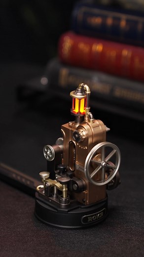 📡Beep beep! Morse signal detected. Locked on the navigation beacon. Ready for descent? #ROKR #ROKRIndustrialCity #modelkit #Telegraph #3dpuzzle #Steampunk | ROKR