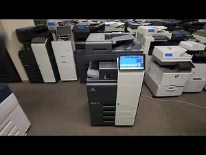 Konica Minolta bizhub c360i Color Copier Printer Scanner-Meter Only 20k