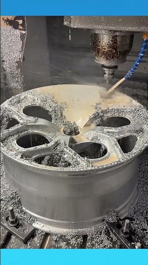 Custom patterns carved onto car rims, transforming a standard wheel into a bold and unique design.