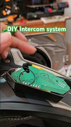 DIY intercom system for riders #rider #helmet #accessories