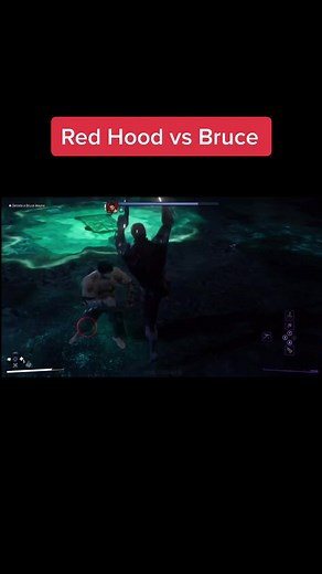 Red hood vs Bruce #batman #redhood #gothamknights #brucewayne #dc #dccomics #game #finalboss #gameplay #gamers #playstation #ps5 #viral #fyp #paratodos #familia #sad #final #games #batmanbangkit #batmanvsredhodd