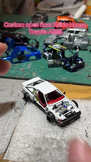 Custom Openable Diecast Toyota AE86 Build
