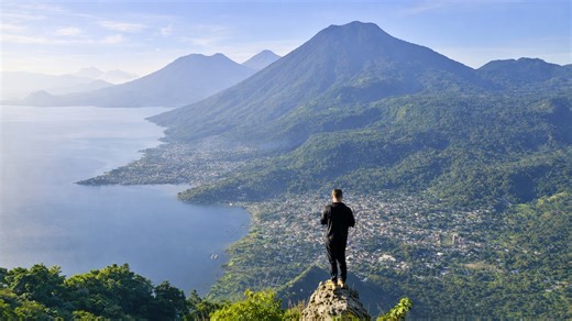 Volcanic landscape of Guatemala