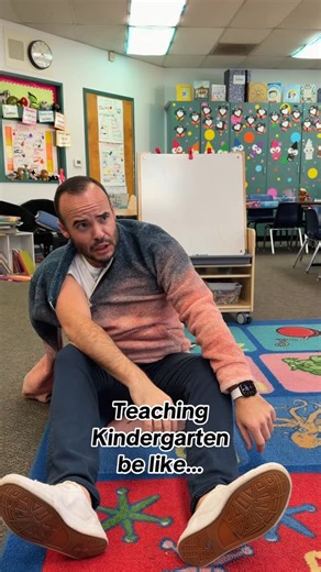 Joshua King on Instagram: "It’s JUST like this! 😅🤣 #Kindergarten #teacher #teacherlife #teachersofinstagram #KINGdergarten"