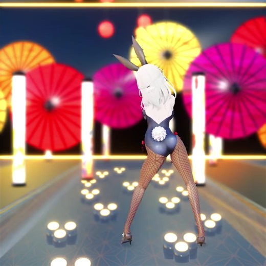 Cute Miku Dance Animation Featuring Bunnygirl