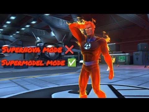 MCOC: 6⭐ r5 ascended Human Torch gameplay with synergies