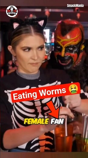 She Ate WORMS with The Boogeyman 🤮 #WWE #Boogeyman #WWEShorts