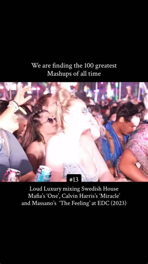 EDM US on Instagram: "Loud Luxury mixing Swedish House Mafia One, Calvin Harris Miracle and Massano The Feeling at EDC 2023 Loud Luxury brought a huge amount of energy to the stage at EDC Las Vegas in 2023. During their set they created a unique mashup by blending three very different tracks into one seamless sequence. They took the iconic melody of One by Swedish House Mafia and layered it with the fast vocals from Miracle by Calvin Harris. To add more depth they mixed in the melodic sounds of