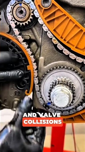 How to Install a Timing Chain on a Car Engine #mechanic