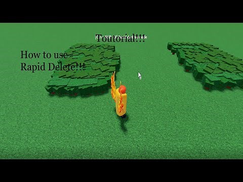 How to use 'rapid delete' in Theme Park Tycoon 2🎓