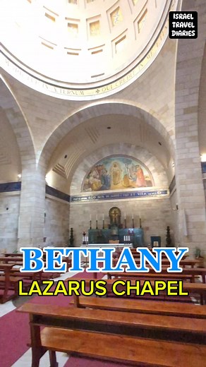 12K views · 631 reactions | Lazarus Chapel in Bethany in remembrance of his resurrection story. #reelsfypシ #follower #travel #holyland #followers #follow #share #Israel | Pastor Aries Paduga - The Travelling Preacher in Israel | Facebook