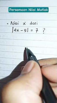 Absolute Value Equation