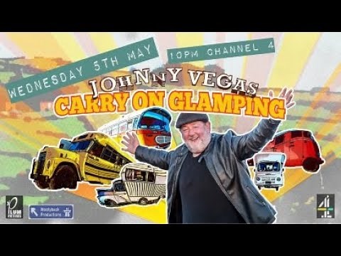 Johnny Vegas Carry on Glamping Trailer