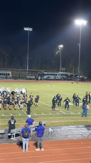 Collaboration performance with Woodland High School Marching Wolverines #fridaynightlights#passthepeas #gamenight #musicbringsustogether | Philip Simmons High School Band