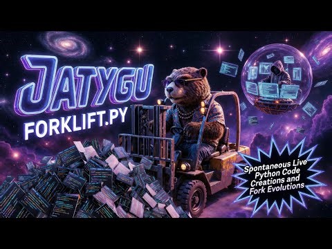 FORKLIFT.PY: Live Spontaneous Python Script Forks and Coding Experiments