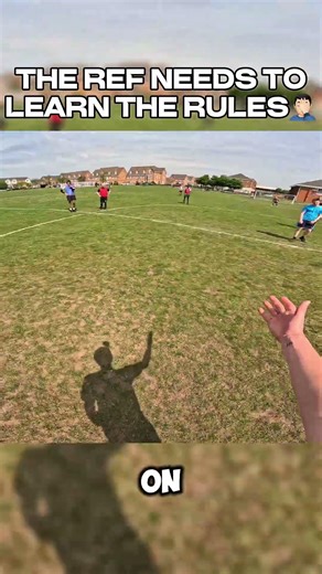 WHAT IS THE REF ON ABOUT 😭🤦🏻‍♂️ #povfootball #football #referee #soccer #povsoccer